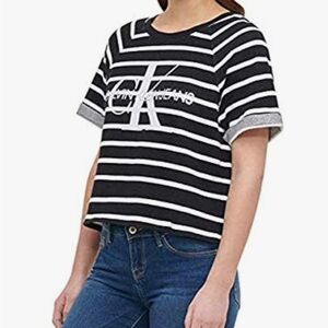 Calvin Klein Monochrome Striped Tee